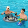 thumbnail image 2 of GEARPLEX Inflatable Drink Floats Pool Tray for Snacks and Cocktails, 2 of 9