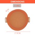 thumbnail image 2 of Accesorios de silicona para freidora de aire Olla de silicona para freidora de aire Sartén multifuncional forrada, 2 of 5