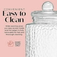 thumbnail image 4 of Style Setter, Hamburg Clear Square Dual Glass Beverage Dispensers with Spigot and Base, 1.5 gal Each, 4 of 6