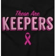 thumbnail image 2 of Breast Cancer These Are Keepers Women's Plus Size Graphic Tee Brisco Brands 4X, 2 of 5