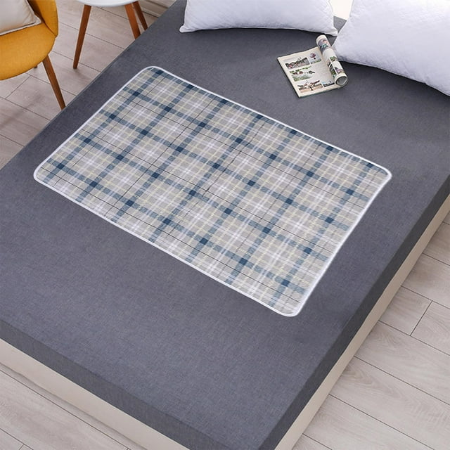 Birdeem Waterproof Washable Adult Bed Pad,Reusable Incontinence Underpad for Seniors,Extra Large Breathable Care Mattress with Non-Slip Bottom