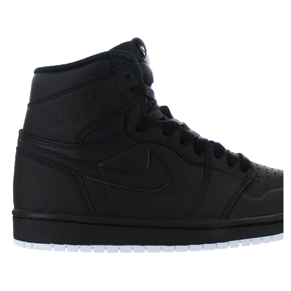 jordan 1 black perforated
