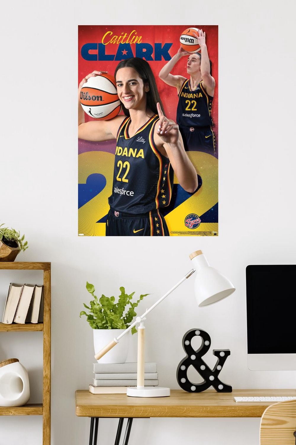 WNBA Indiana Fever - Caitlin Clark 24 Wall Poster, 22.375" x 34"