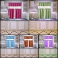 thumbnail image 2 of 3PC 30" x 36" Window Curtain Black Backing Thermal Lined Blackout Panels K3, 2 of 2