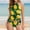 Green, variant on Women's Casual Summer Printed Two Piece Swimsuit Sports Bra Top Bathing Suit Board Shorts Swimsuits for Women Girls Board Shorts Set Bikini with Underwire Support Women Swimming Suits Halal Swimsuits