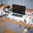 thumbnail image 3 of Long Mouse Pads for Desk,Pioneer Flower Floral Print Pattern Desk Mats on Top Of Desks, Desk Mouse Pad Extra Large with 3mm Non-Slip Base and Stitched Edge for Gaming,Office,Work,Home 35.4"x15.7", 3 of 6