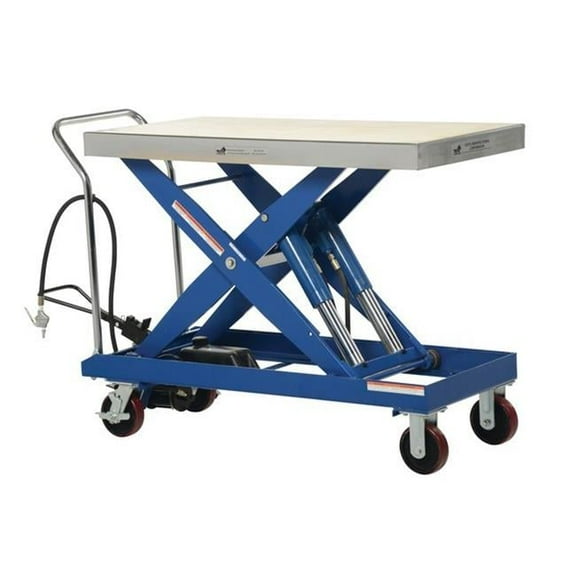 Vestil AIR-2000 Air Steel Cart, 24 x 47 in. - 2000 lbs