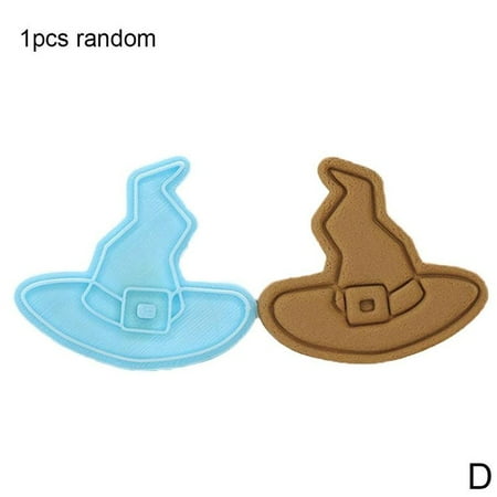 

1pcs Halloween Cookie Plunger Cutters Fondant Cake Mold Biscuit Sugarcraft Cake Decorating Baking Tools C1C3