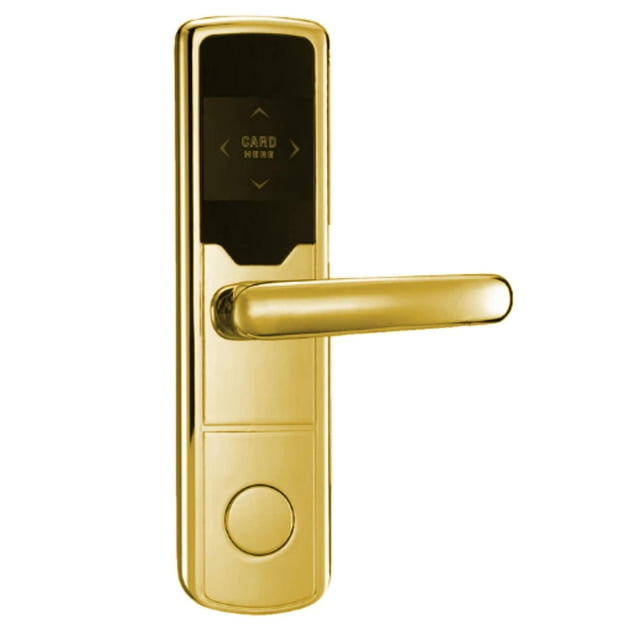 Cerrojo para Puertas Blindadas SoftKey Grosor Puerta: 35 a 55mm NFC Oro IOS y Android Pilas: 4 x AA (No incluidas).