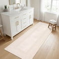 thumbnail image 5 of GlowSol 2x6 Washable Running Rug, Beige Geometric Non Slip Living Room Rug, Soft Low Pile Indoor Carpet for Bedroom Dining Room, 5 of 10