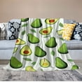 thumbnail image 2 of ARISTURING  Avocado Blanket Gifts for Women Girls Boys, Adorable Fruit Decoration for Home Bedroom Living Room Crib Couch, Super Soft Cozy Smooth Lightweight Throw Blankets Green, 2 of 6