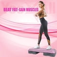 thumbnail image 3 of Yes4All Marchepied Ajustable avec 4 Rehausseurs – Taille Club de Santé (Rose/gris), 3 of 5