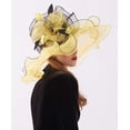 thumbnail image 4 of Women Organza Fascinator Hat Floral Tea Party Wedding Hat, 4 of 5