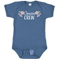 thumbnail image 3 of Inktastic Cousin Crew with Flowers Girls Baby Bodysuit, 3 of 5