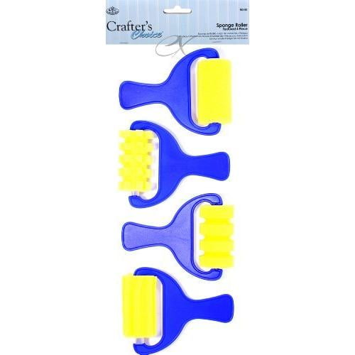 Textured Painting Sponge Rollers 4 Piece Set
