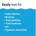 thumbnail image 3 of HTH 6-Way Test Kit — Strips, 100 Count — Pool and Pond Water Testing Kit for pH, Chlorine, Alkalinity, and More, 3 of 9