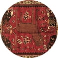 thumbnail image 1 of Ahgly Company Indoor Round Animal Brown Traditional Area Rugs, 8' Round, 1 of 4