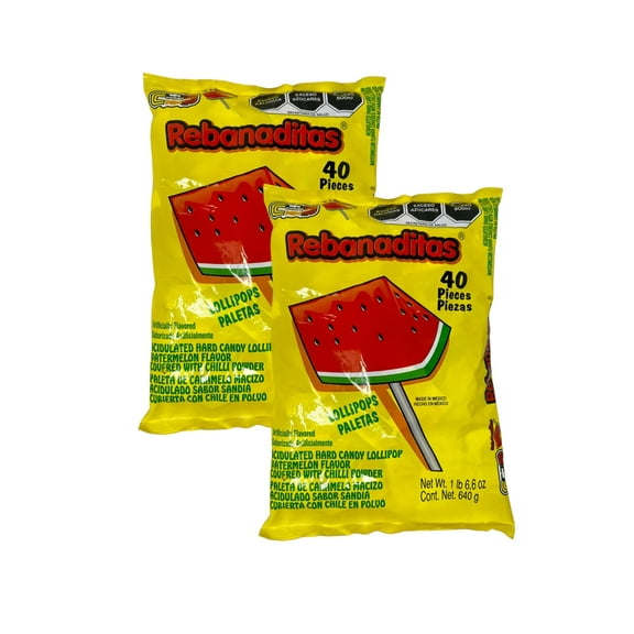 Vero Rebanaditas/risandias Watermelon, 40 IRF13 Pieces (2-packs) by Vero [Foods]