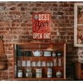 thumbnail image 6 of ERLOOD Best Beer Vintage Funny Home decor Tin Sign Retro Metal Bar Pub Poster 8 x 12, 6 of 9
