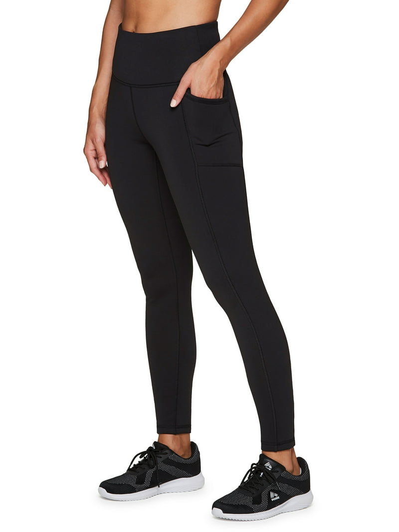 Avalanche Women's Fleece Lined Hiking Leggings - Warm Yoga Pants With Pockets & Squat Proof