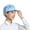 Light Blue, variant on Breathable Mesh Working Hat Super Soft High Elastic Washable Lightweight Hair Cover Cap Workshop Hat ,Gift