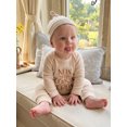 thumbnail image 4 of Cjfdfy Newborn Baby Boy Girl Fall Outfits New To The Cousin Crew Waffled Ribbed Long Sleeve Bodysuit And Hat 2Pcs Infant Cute Coming Home Fall Winter Outfit 0-9M, 4 of 9
