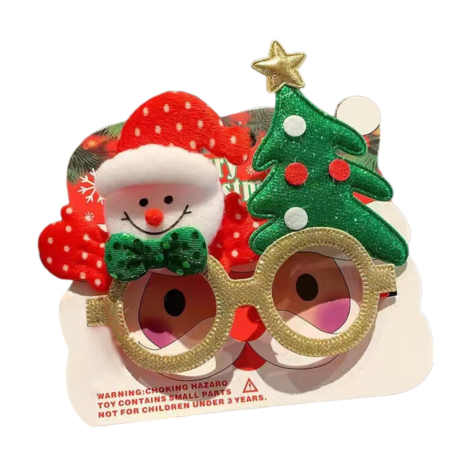 Funny Christmas Glasses for Kids Adults, Cute Christmas Eyeglasses