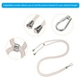 thumbnail image 3 of Phone Lanyard Crossbody Adjustable Neck Lanyard with Transparent Lanyard Patch for Smartphone Pink White 1 Pcs, 3 of 5