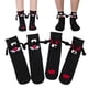 thumbnail image 1 of 2 pares de calcetines navideños con forma de mano, calcetines magnéticos, unisex, divertidos, calcetines con forma de mano, calcetines navideños bonitos y novedosos, calcetines de regalo, 1 of 6