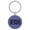 Purple, variant on I Choose Jesus Religious Light Brown Laser Engraved Leatherette Keychain Backpack Pull - 1.5 x 3 Inches