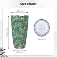 thumbnail image 4 of Rocae Autumn Maple Leaves 1 for 20 Ounces Stainless Steel Insulted Tumbler Car Cup Drink Mug Inspirational Graduate Present-Straw Two-piece Set, 4 of 8
