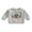 Grey, variant on Bagilaanoe Newborn Baby Girl Boy Oversized Sweatshirt Long Sleeve Sun Bull Print Pullover 6M 12M 18M 24M 3T Fall Tee Tops