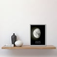 thumbnail image 2 of Phases of the Moon Astronomy Waning Gibbous Lunar Space Poster Artwork Framed Wall Art Print A4, 2 of 4