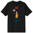thumbnail image 4 of IT Classic Pennywise with Balloons Men's Black Graphic Tee-XXL, 4 of 6