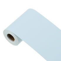 Uxcell 393"x3.9" Light Blue Wallpaper, Peel and Stick Wallpaper, Blue Contact Paper Solid Color Vinyl Self-Adhesive Wall Paper Decorative for Wall Covering