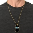 thumbnail image 5 of Love Someone With PTSD Dog Tag - Graphic Military Dog Tag Necklace (Optional Personalized Engraving), 5 of 5