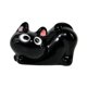 thumbnail image 3 of Figura de gato negro para mesa, decoración, estatua de resina, escultura animal para estante, sala de estar Estilo E, 3 of 9