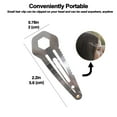 thumbnail image 5 of West Coast Paracord Utility Hair Clip - 2 Pack, 5 Pack, and 10 Pack - Black and Silver, 5 of 5