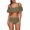 Green bathing suits for women, variant on Wycnly Womens Swimsuits Bikini Swimsuits for Women Bikini Swimsuits Bikini Set Summer Cold Shoulder Ruffle Layer High Waist Swim Suit Swimsuits for Women