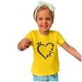 thumbnail image 4 of Wavsuf Kids T-Shirts for Boys Solid Printed Casual Summer Yellow Shirts Size 5 Years, 4 of 6