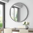 thumbnail image 3 of Gracie Mills Carolina Metal Beaded Round Wall Mirror - GRACE-8754, 3 of 3