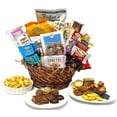 22 Piece customizable chocolate gift basket chocolates, cookies, and