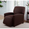 thumbnail image 1 of Madison ING-LGRECL-BN Kathy Ireland Ingenue Large Recliner Slipcover, Brown, 1 of 1