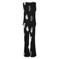 thumbnail image 5 of WILLBEST Womens Tops Women 2 Piece Outfits Boho Casual Printed Vest Sleeveless Top Loose Wide Leg Pants Trousers Two Piece Set Suit 2024, 5 of 5