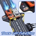 thumbnail image 6 of 1:43 Scale Electric Slot Car Racing Set - 82" Long Track with High-Speed Cars, Banked Turns & Dual Rings, Expandable Design for 8+ Years Old (210x170cm), 6 of 7