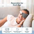 thumbnail image 6 of MyHalos Heated Eye Compress & Stye Eye Treatment for Dry Eyes - Washable Warm Stye Compress - Reversible Moist Heat Eye Mask for Blepharitis & MGD, 6 of 6