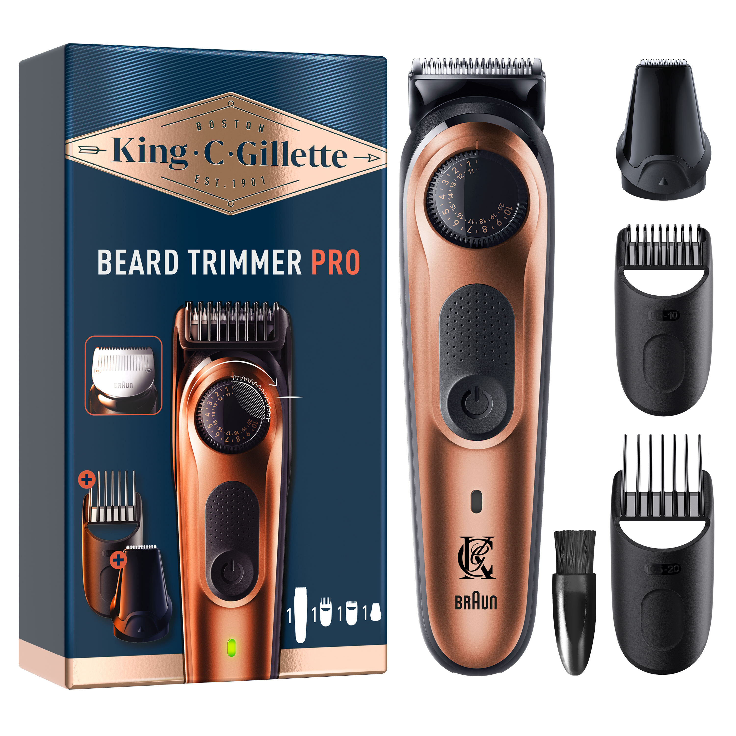 King C. Gillette Beard Trimmer PRO with Precision Wheel photo 1