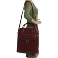 thumbnail image 4 of McKlein, W Series, LA GRANGE, Top Grain Cowhide Leather, 15" Leather Vertical Patented Detachable -Wheeled Ladies' Laptop Briefcase, 4 of 8