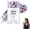A, variant on Patriotic Body Glitter Stick, Face Glitter, Red White and Blue Glitter Stick, 4th of July Decorations, 4th of July Outfits for Women, Hair Glitter for Kids, Independence Day Glitter Makeup (D)