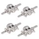 thumbnail image 2 of Pernos con Punta de Calavera 150 Uds Ticfox Aleación de Zinc Plateado, 2 of 14